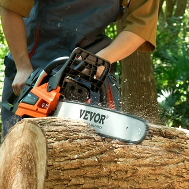 20 Inch 58CC Gasoline Chainsaw, Efficient Gas Powered Wood Cutting Saw with Reliable Motor