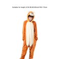 thumbnail image 2 of Jiibva Unisex Adult Hooded Flannel Pajamas Sleepsuit Onesie Sleepwear Nightwear, 2 of 7