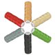 thumbnail image 5 of Juego de hilos de cuero multicolor de 13 yardas 150D/0.8mm, cuerdas de poliéster enceradas, paquete de 6, 5 of 5