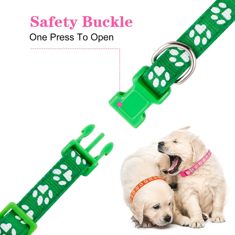 Prdigy 18-Pack Puppy Collar Set, Multicolor Quick Release photo 4