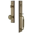 thumbnail image 5 of Grandeur 845430 Carre Solid Brass Rose Keyed Entry Single Cylinder Full Plate "F" Grip, 5 of 5