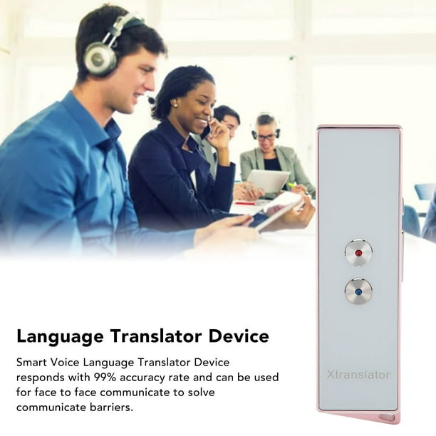 Auriculares Bluetooth Traductor En Tiempo Real - 164 Idiomas, Bluetooth 5.3 | Azul Oscuro, Con App Y Cancelación De Ruido
