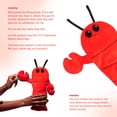 thumbnail image 5 of Happy Helpers Menstruation Crustacean Lobster,  Microwavable Heating Pad for Period Cramps, 5 of 6