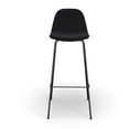 thumbnail image 2 of Pemberly Row Modern Boucle Bar Height Stools (Set of 2) in Black, 2 of 5