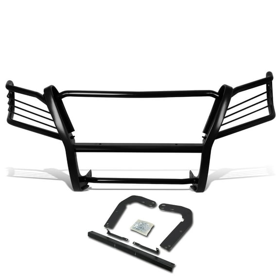DNA Motoring GRILL-G-004-BK For 2006 to 2011 Mercedes-Benz W164 M-Class Front Bumper Protector Brush Grille Guard (Black) 07 08 09 10