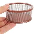 thumbnail image 7 of Clip Holder (Mesh Organizer, Desk Bowl), Rose Gold, Wire Mesh Clip Holder, Stackable, Open Design, For Desk Organization, Metal, Meiiso, 7 of 7