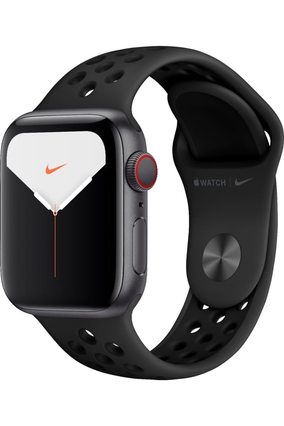 Pre-Owned Apple Watch Series 6 44mm (GPS + Cellular) Nike Edition Aluminum Case, 15 Hour Battery Life, Altimeter, 1 Count