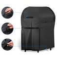 thumbnail image 2 of Windproof Grill Cover Oxford Fabric Grill Cover Drawstring Bottom Easy To Clean Enhanced Windproof Design Pu Silver Coating with Handle, 2 of 9