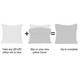 thumbnail image 3 of Home Soft Things Heavy Faux Fur 2 Piece Throw Pillow Cover Set - Black - 20" x 20", 3 of 5