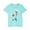 Blue, variant on Nskgu Girls T Shirts Short Sleeve Shirts Round Neck Tunic Tops Casual Floral Printed Blouses Girls Tops Cute Tee Summer Shirts Size 3-14 Years