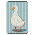thumbnail image 2 of Cute White Duck Striped Background Outdoor Picnic Blanket, Foldable Waterproof Beach Mat, Portable Beach Blanket for Beach Camping, Hiking, Family Concerts, 2 of 8