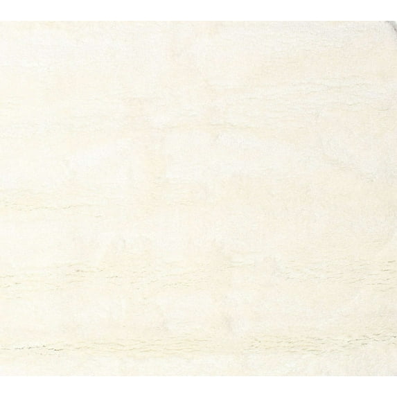 Ahgly Company Machine Washable Indoor Rectangle Contemporary Cornsilk Beige Area Rugs, 8' x 10'