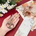 thumbnail image 3 of Dsseng 2Inch Stainless Steel Scissors Silver Sewing Embroidery Scissors Small Precision Detail Scissors Vintage Shears Sharp Cutter for Fabric Paper Cutting Craft Art Work DIY Tool DIY, 3 of 7
