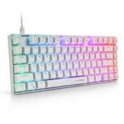 E-Yooso Z-88 RGB Mechanical Gaming Keyboard,Blue Switches,81 Keys for Mac,PC