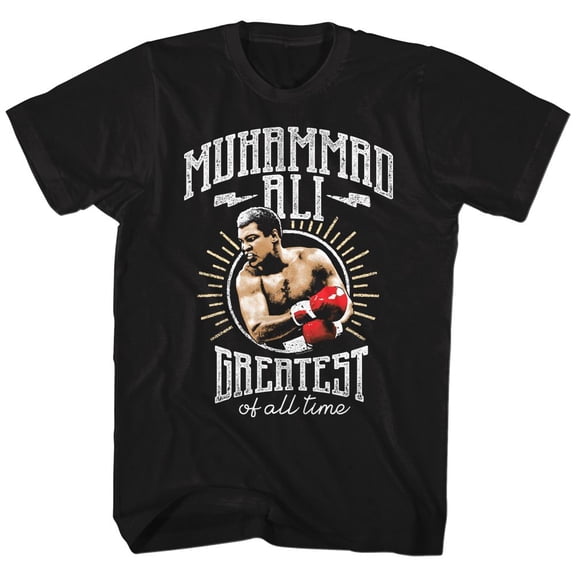 Muhammad Ali Of All Time Black Adult T-Shirt 4Xlt