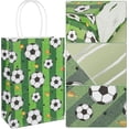 thumbnail image 2 of 16pcs Football Paper Party Bags Favor Bags, Football Party Favor Bags with Handles for Kids Adult Birthday Football Themed Party Supplies, 2 of 5