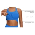 thumbnail image 4 of Remera CRZ YOGA Butterluxe Racerback con Relleno Crop Azul XL, 4 of 4