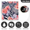 thumbnail image 3 of Zebra Beautiful Flowers Dishwasher Magnetic Covers Magnet Sticker Kitchen Decor Dishwasher Refrigerator Front Door Covers Decorative Magnetic 23" x 26", 3 of 6