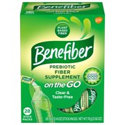Benefiber Fiber Sugar-Free On the Go Stick Packs, Unflavored, 28 ea (Pack of 3)
