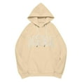 thumbnail image 3 of cocolona Womens Graphic Hoodies Long Sleeve Drawstring Oversized Hooded Sweatshirts Fall Winter Casual Pullover Tops with Pockets, 3 of 5