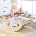 thumbnail image 3 of Gymax 2-in-1 Arch Rocker with Soft Cushion Double-Sided Climbing Arch for Toddlers, 3 of 9