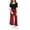 Black Red Plaid, variant on Arshiner Girls 2 Pieces Summer Outfits Square Neck Puff Sleeve Tops and Pants Set with Pockets