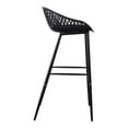 thumbnail image 4 of Moe's Home Collection Piazza Outdoor Barstool Black-Set Of Two, 4 of 6