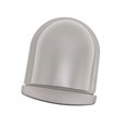 thumbnail image 4 of Couvercle de Ventilation en Acier Inoxydable Imperméable Laqué pour Mur Extérieur avec Écran en Maille pour Sécheuse Type 100U, 4 of 12