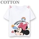 thumbnail image 2 of Camiseta de algodón de manga corta para niños y niñas, de marca, informal, a la moda, con estampado de dibujos animados de Disney Mickey Mouse, 2 of 5
