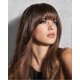 thumbnail image 2 of Flequillo de cabello humano con clip, color marrón medio, con patillas, para mujer, aspecto natural, pieza única., 2 of 5