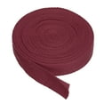 thumbnail image 1 of Cinta de Algodón Uxcell Cinta de Sesgo Cinta de Herringbone para Costura Envoltura de Regalos Color Burdeos 10 Yardas, 1 of 7