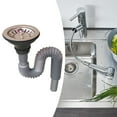 thumbnail image 6 of Tongina Flexible Sink Drain Pipe Drainage System Plumbing Accessories Rustproof Universal Fittings Sink Sewer Tube for Bathtub Toilet B, 6 of 8