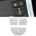 thumbnail image 3 of Decor 3pcs Bouton de Contrôle Central Autocollant en Alliage d'Aluminium Adapté pour Land Rover Gamme Rover Evoque 2014-2019, 3 of 8