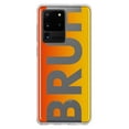 thumbnail image 1 of MUNDAZE Samsung Galaxy S20 Ultra Shockproof Clear Hybrid Protective Phone Case Orange Red Clear Funny Text Quote Bruh Cover, 1 of 5