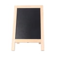 thumbnail image 3 of Caballete de Pizarra, Estructura de Madera de Pizarra Magnética de Doble Cara de 19x30 cm Con Tiza para la Tienda, 3 of 7