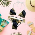 thumbnail image 6 of Crow Women's Detachable Sponge Adjustable Strap Bikini Set Swim Suit Two-Pack, 6 of 6