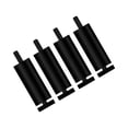 thumbnail image 3 of Patas de metal para muebles de 4 piezas, multiusos, fáciles de instalar, para sofá negro 10cm, 3 of 9