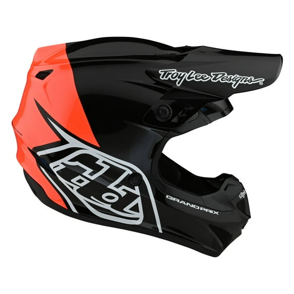 Troy Lee Designs Gp Block Black Orange Helmet