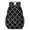 Geometric Square Black, variant on Geometric Square Black Pattern 17" School Backpacks for Teens,Waterproof Oxford Fabric,S-Shape Padded Straps for School,Travel,Hiking,Camping