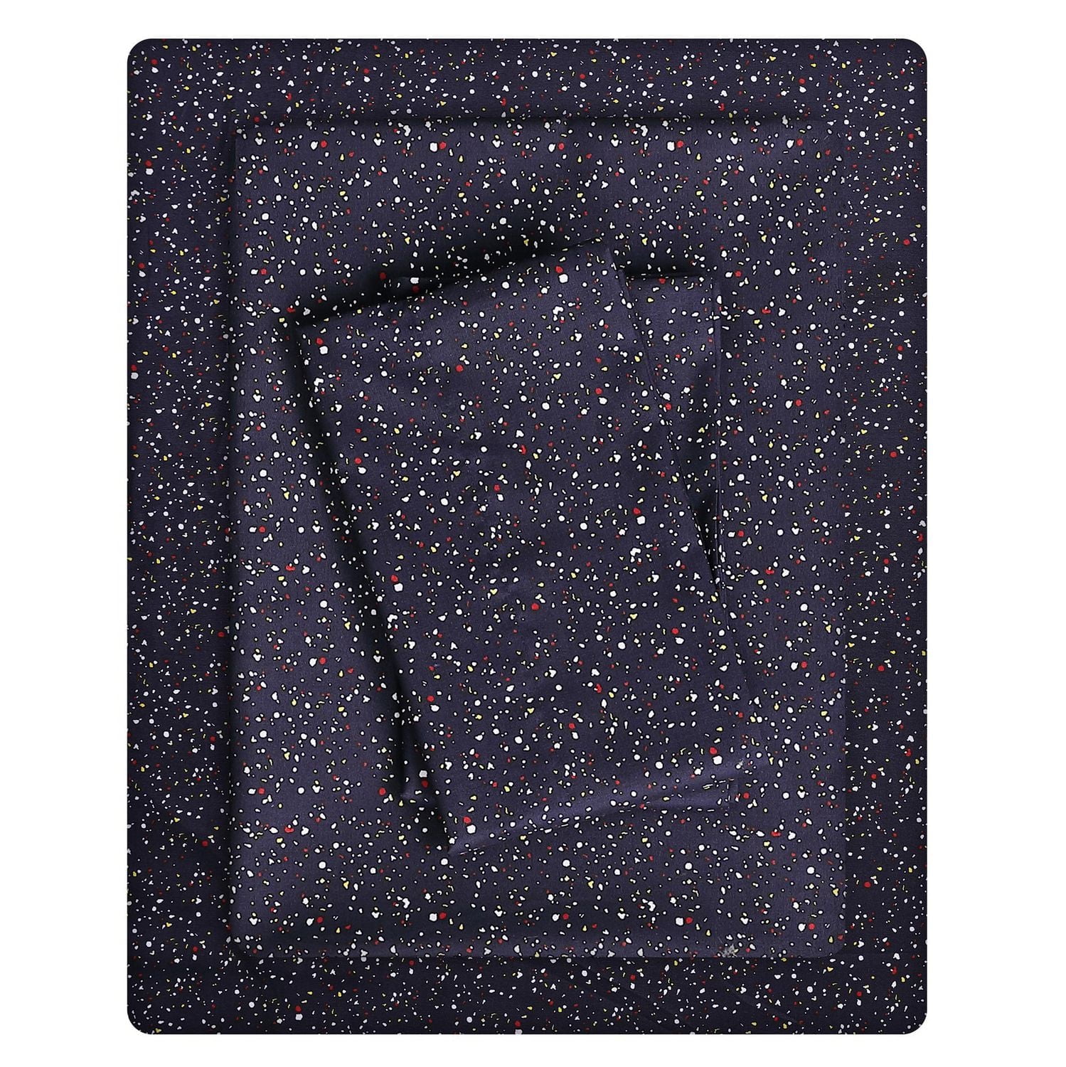 Mainstays Kids Printed Easy Wash Soft-Microfiber Sheet Set, Available Sizes: Twin, Double, Queen