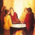 thumbnail image 2 of Roseboom, Jettie 12x12 White Modern Wood Framed Museum Art Print Titled - Meeting place II, 2 of 4