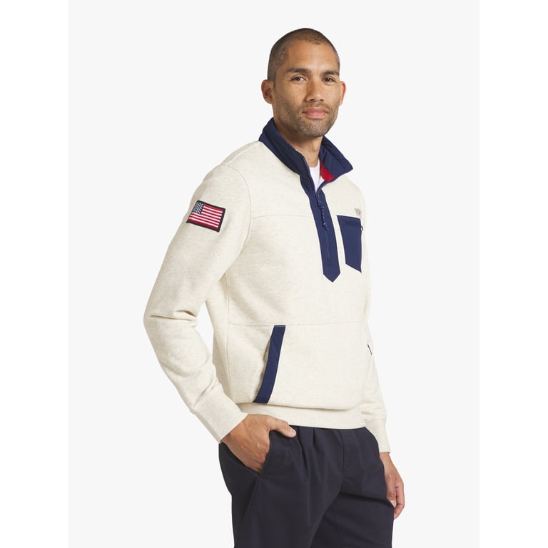 Chaps Men's Island French Terry Quarter Zip Sweatshirt photo 4