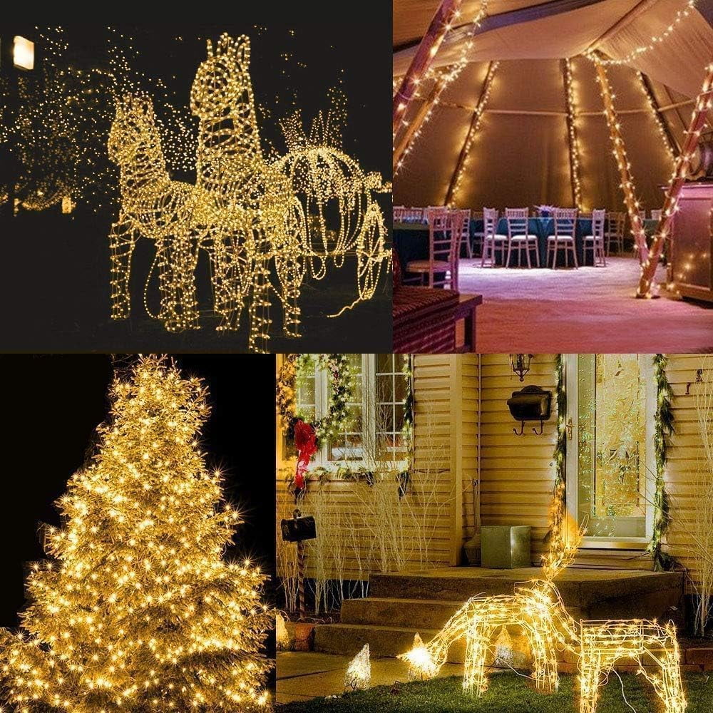 SHANJIA Solar Rope String Lights, 7.5M/25ft 50LEDs Waterproof Copper Wire Lights Tube, Outdoor Rope Lights for Garden Yard Path Fence Tree Wedding Party Decorative
