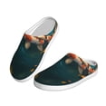 thumbnail image 2 of KLL Koi Pond Lilies Pattern Adult Unisex Cozy Slippers,Fuzzy Slip-on Slippers TPR Sole Slippers Comfort Plush Home Footwear for Indoor & Outdoor-46/47, 2 of 7