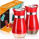 thumbnail image 1 of Set de saleros y pimenteros Arrozon Glass con tapa de acero inoxidable de 120 ml, 1 of 7