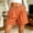 Orange, variant on Only Moment Shorts for Women Trendy Polyester,Spandex Soft High Waist Shorts for Home,Summer with Pockets, Travel and Beach Vacation Swim Shorts Purple,M
