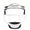 White, variant on Champro Sports The Grill Defensive Fielder's Protective Steel Frame Softball Face Mask