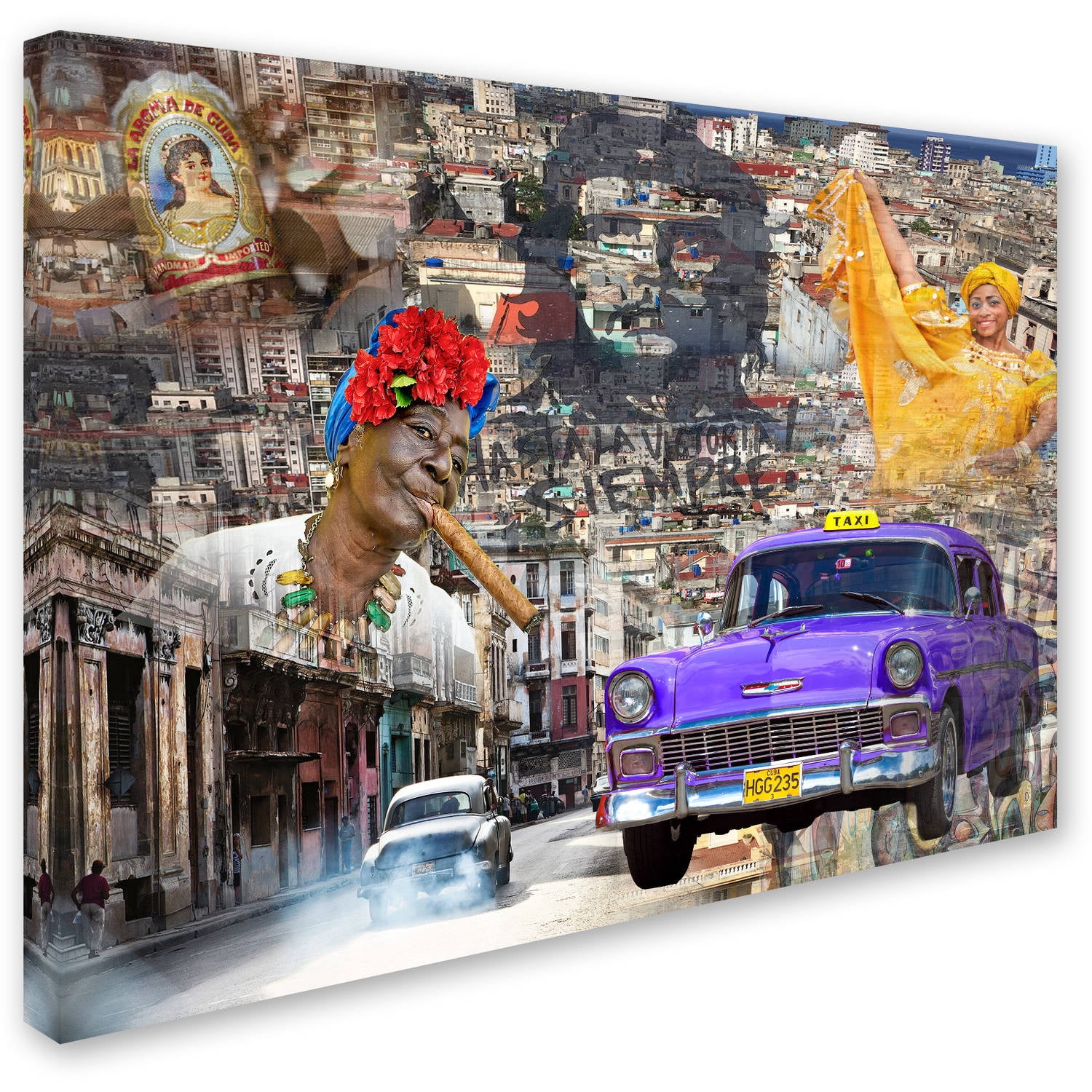Trademark Fine Art "La Aroma de Cuba" Canvas Art by Alberto Lopez