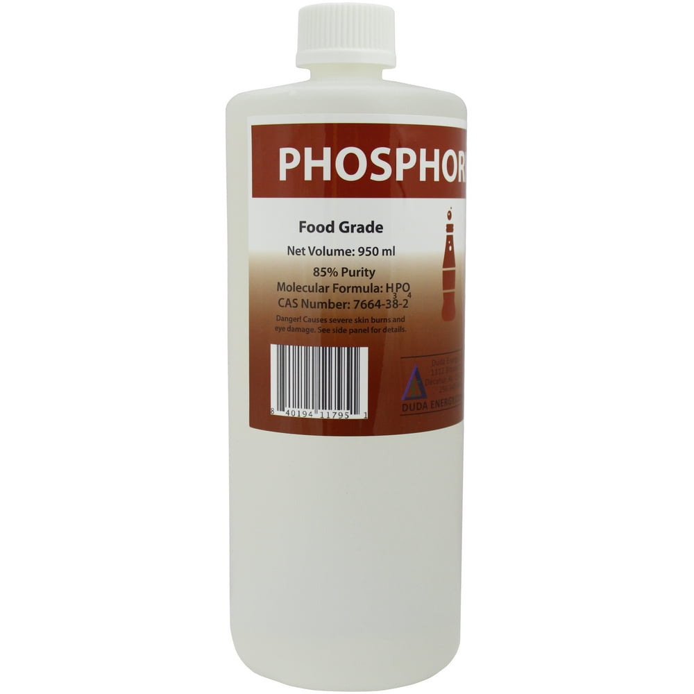 1 Quart / 950ml 85 Food Grade Phosphoric Acid Rust Remover Clean Etch Metal