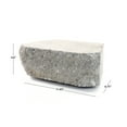 thumbnail image 2 of Pavestone 12" Pewter Concrete Retaining Wall, 2 of 8